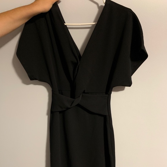 Boohoo size 4 midi dress with twist front - Picture 1 of 4